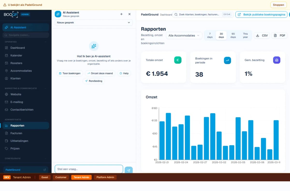 Aperçus des réservations en langage naturel