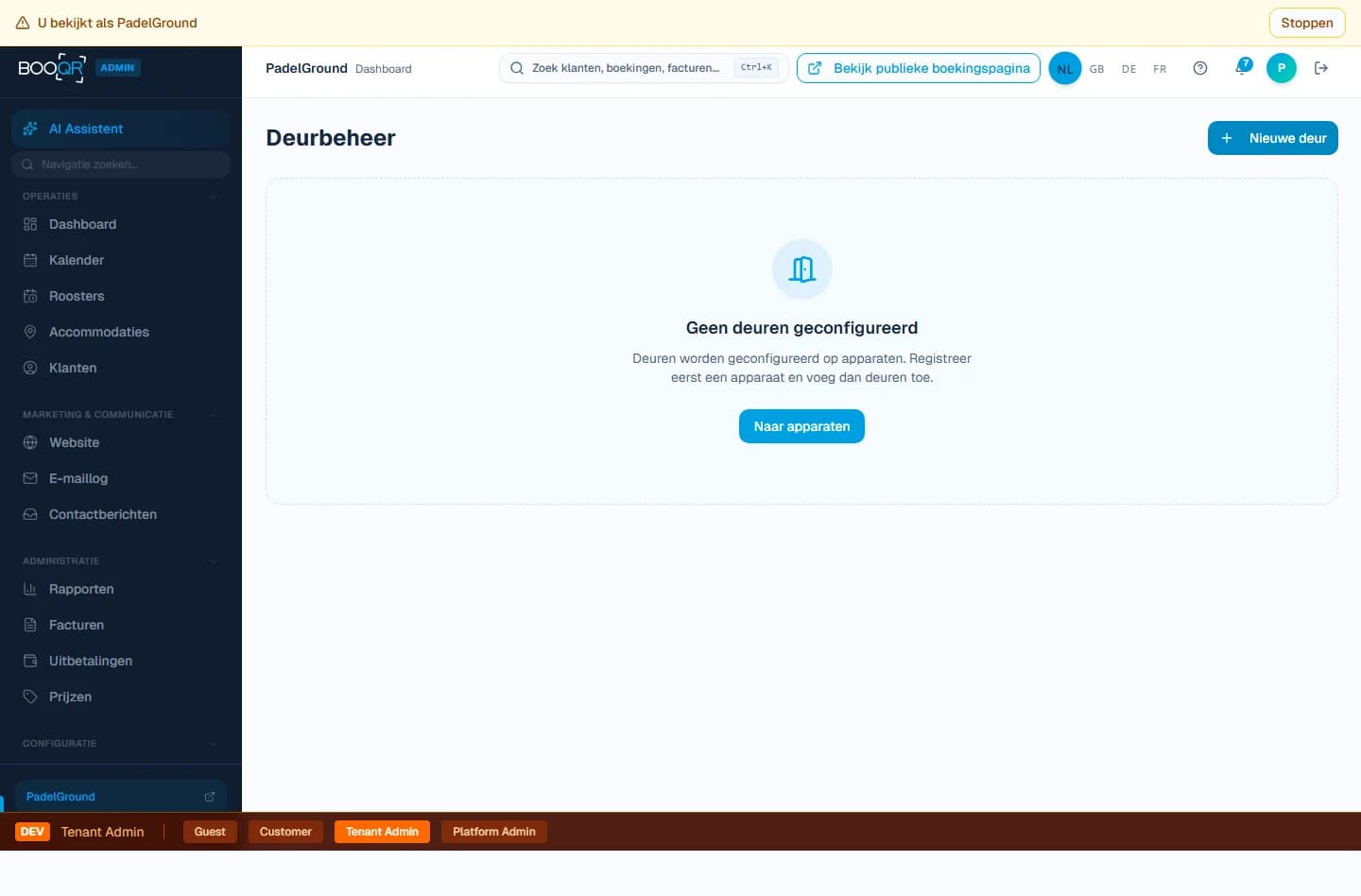 Automatiseringsregels configuratie